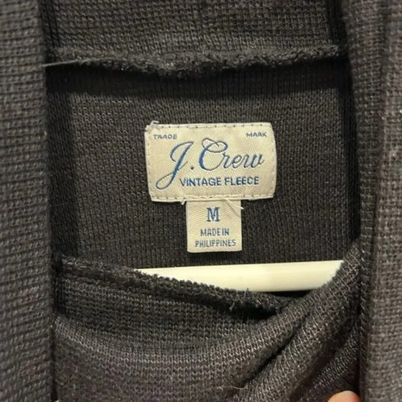 J. Crew‎ Vintage Fleece Women’s Black Turtleneck Tunic Sweater Size Medium - Picture 3 of 7